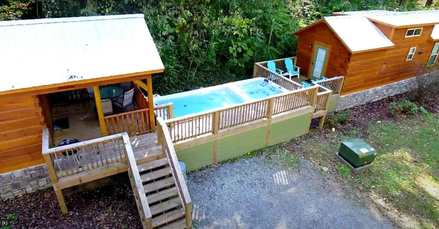 River Cabin Hot Tub & Swim Spa Near Downtown Chattanooga Exterior foto